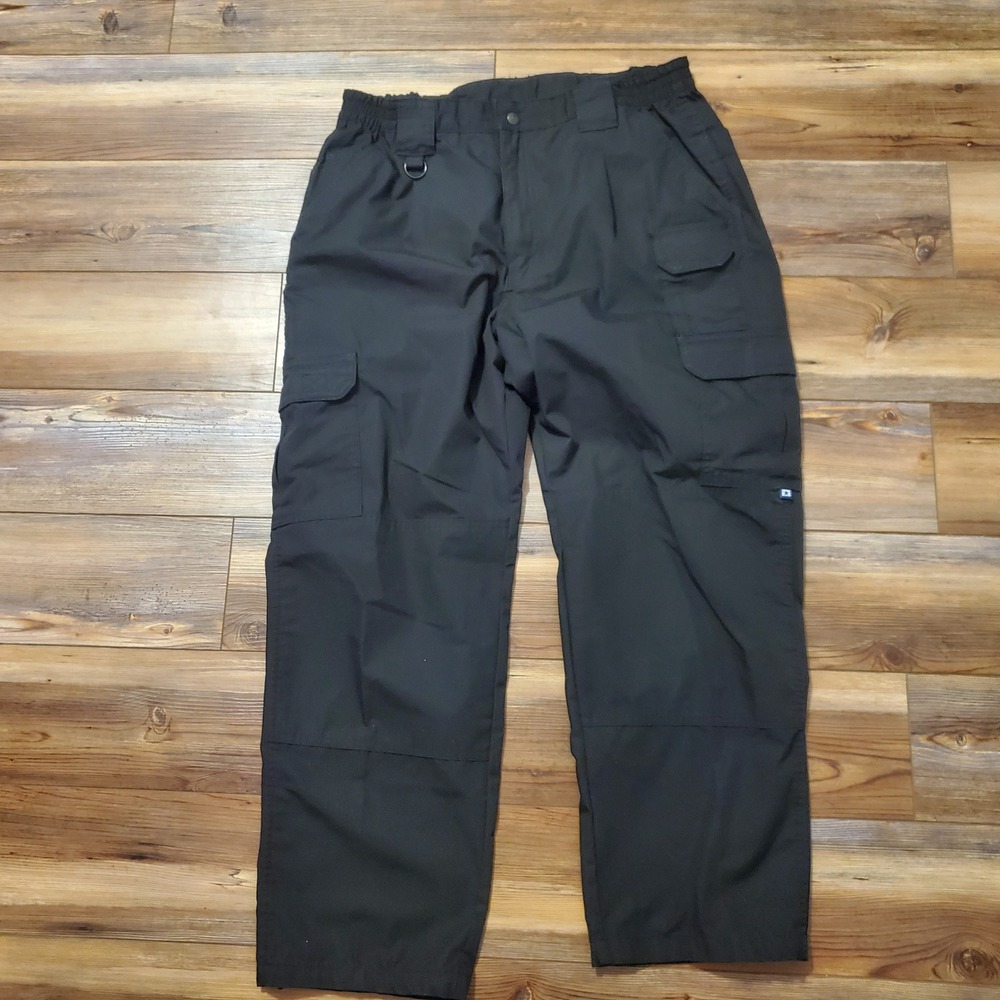 Propper Mens Tactical Cargo Pants Black Ripstop Work Trousers 38x30